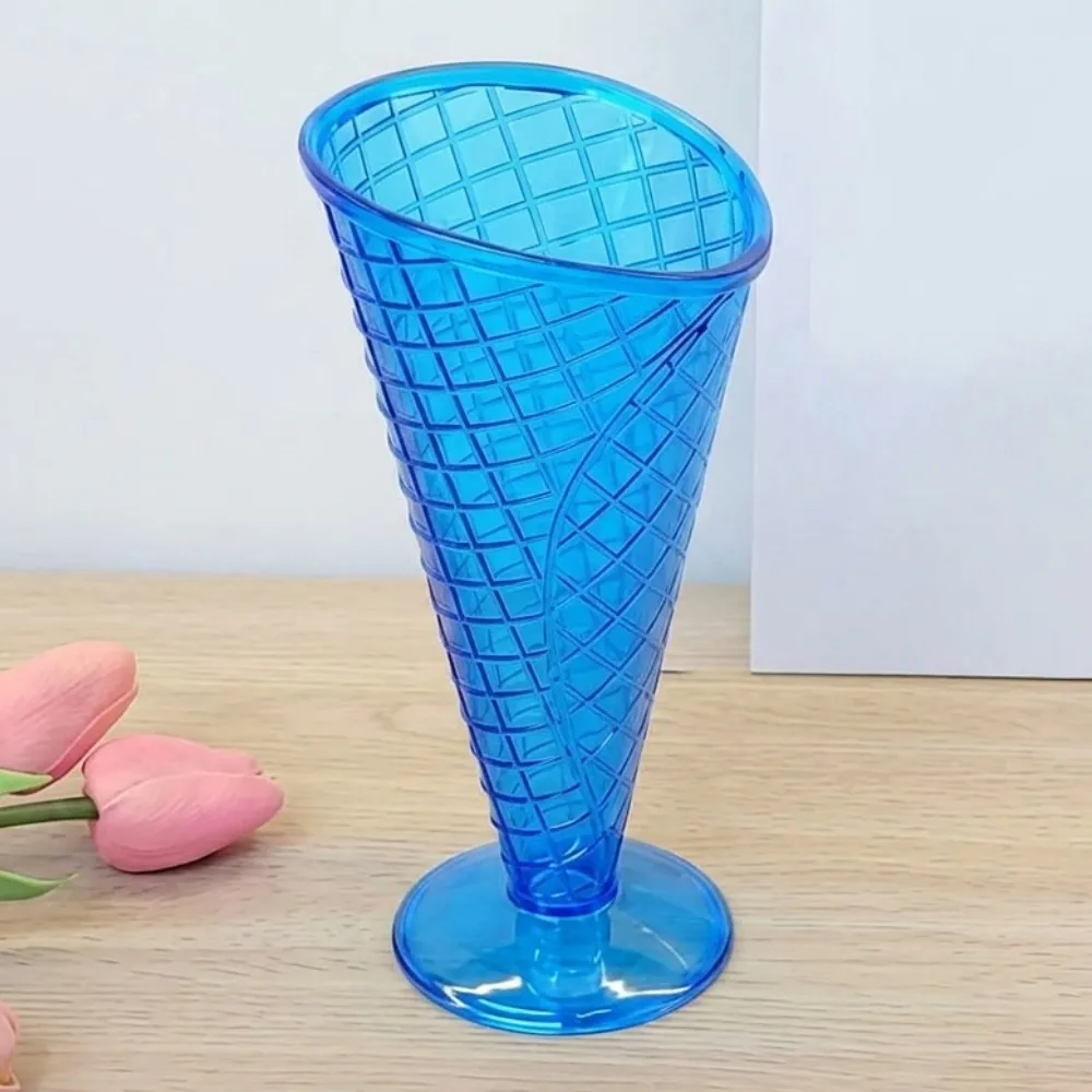colorful plastic ice cream cone dessert cups