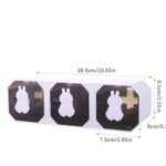 wall mounted rabbit design spice organizer box