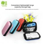 portable hard shell electronics and cable organizer case