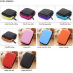 portable hard shell electronics and cable organizer case