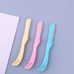 3pcs foldable eyebrow razor set facial hair remover
