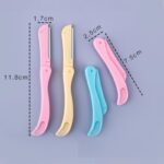 3pcs foldable eyebrow razor set facial hair remover