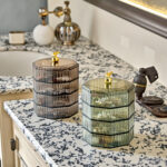 rotating multi layer jewelry organizer storage box