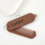 portable mini folding travel hair comb