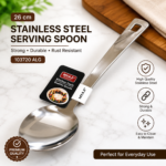 stainless steel serving spoon kitchen utensil