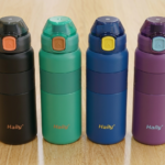 haily matte finish leakproof sports water bottles