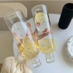 transparent plastic water bottle 750ml