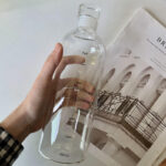 transparent plastic water bottle 750ml