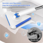 adjustable triangular mini mop for wall and floor