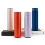 smart insulated stainless steel temperature display water bottle