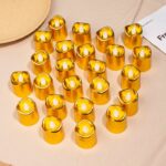 pack of 1 metallic led tea light candles