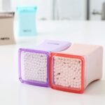 metka fiber cotton bud bottle dispenser