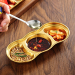 10 pieces golden crockery set design one
