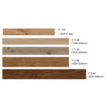 multi color waterproof vinyl wood plank flooring