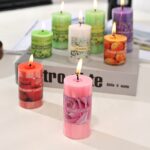 1 pcs premium scented pillar candle gift set