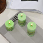 1 pcs premium scented pillar candle gift set