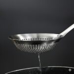 stainless steel kitchen fine mesh strainer colander