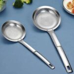 stainless steel kitchen fine mesh strainer colander