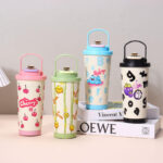 cute cartoon fruit insulated stainless steel tumbler
