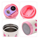 cute cartoon fruit insulated stainless steel tumbler