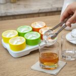 multi compartment silicone popsicle ice cube tray