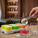 multi compartment silicone popsicle ice cube tray