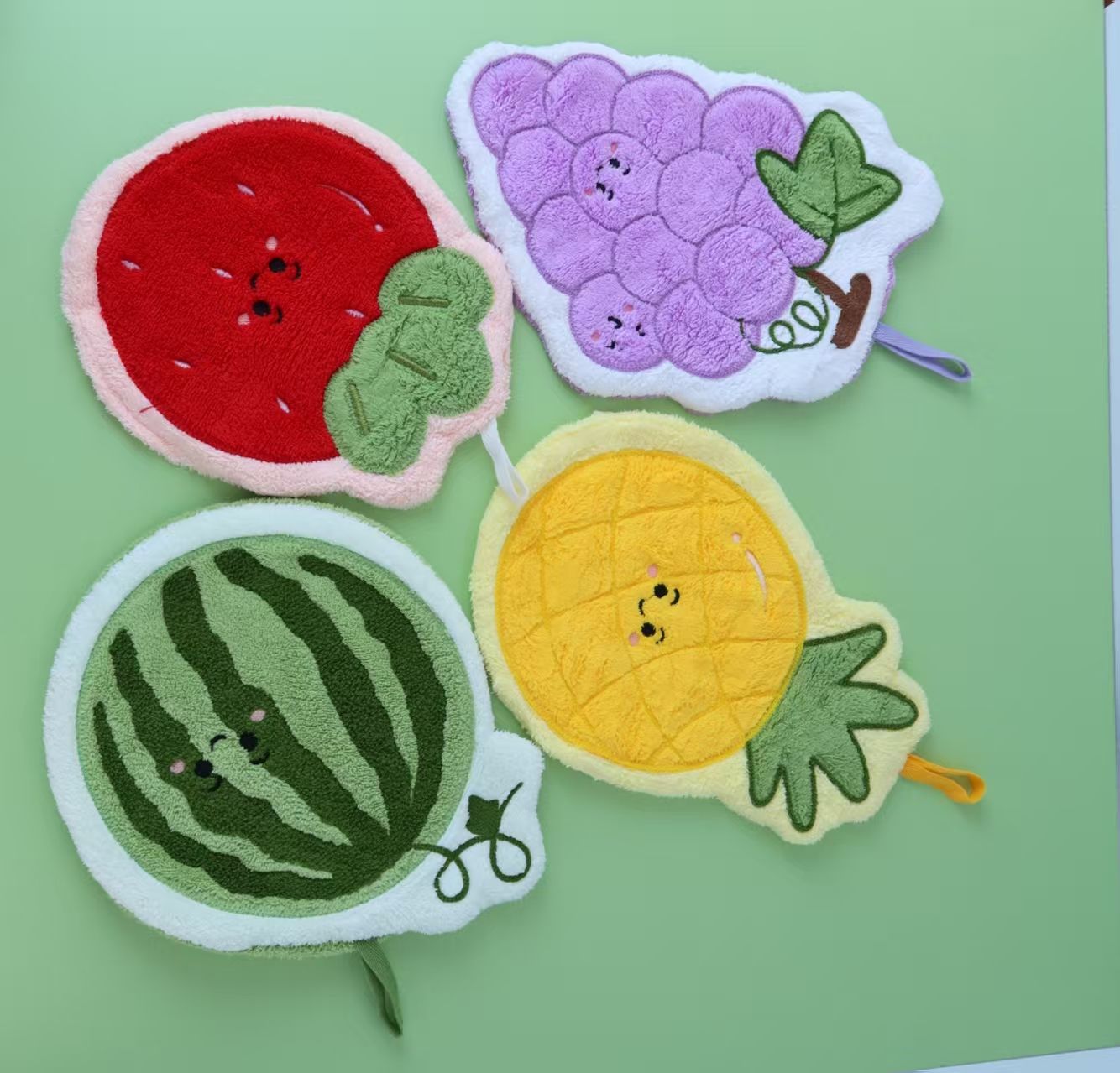 Cute Fruit Shape Microfiber Cleaning Towels