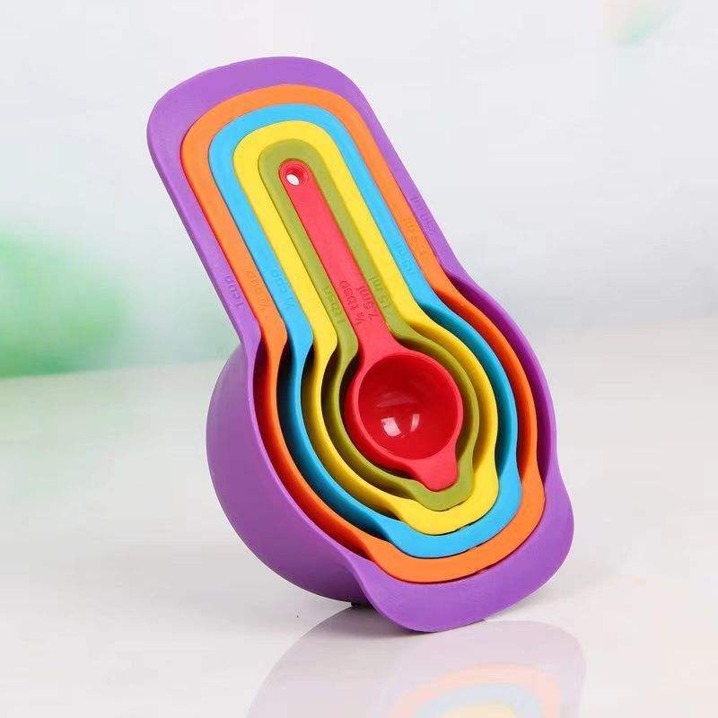 Pack Of 6 - Measuring Cup & Spoon Set - Multicolor