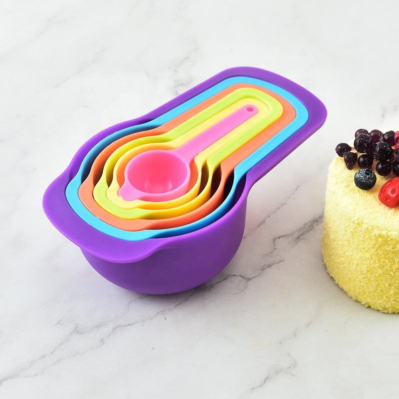 Pack Of 6 - Measuring Cup & Spoon Set - Multicolor