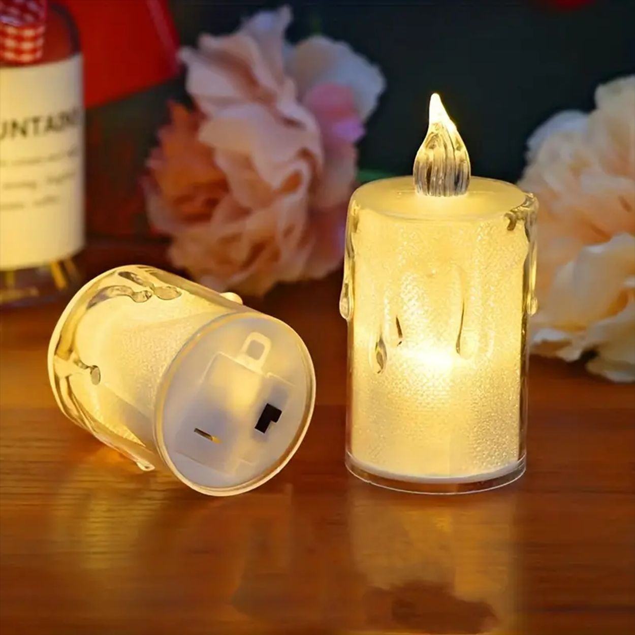 Premium 3 Piece Faux Drip Flameless LED Candles