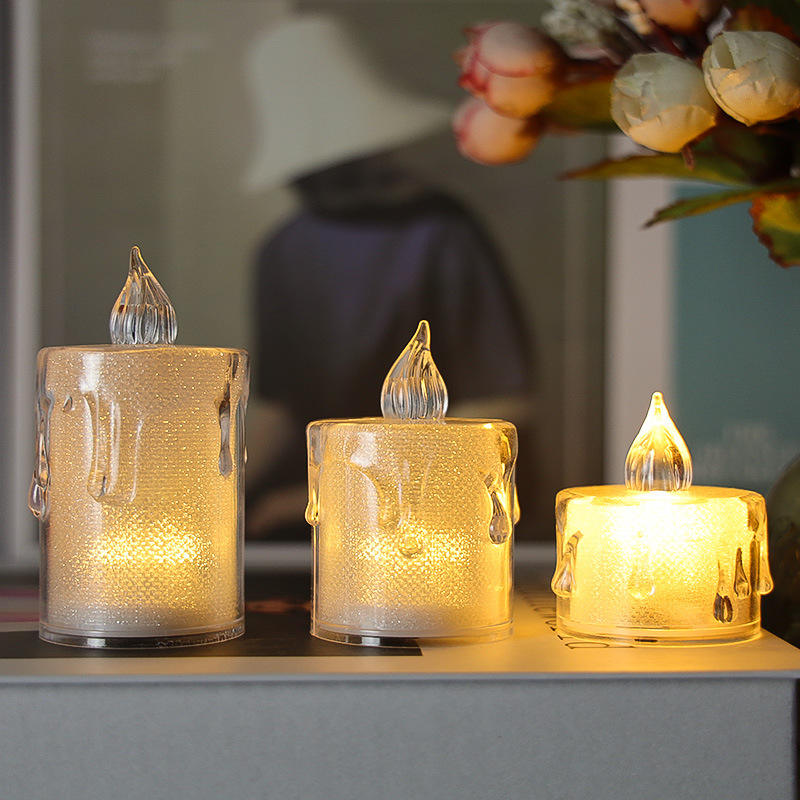 Premium 3 Piece Faux Drip Flameless LED Candles