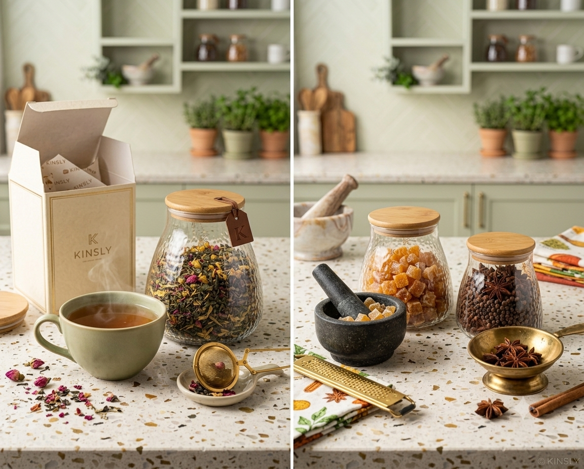 Premium Textured Glass Kitchen Storage Canister Set