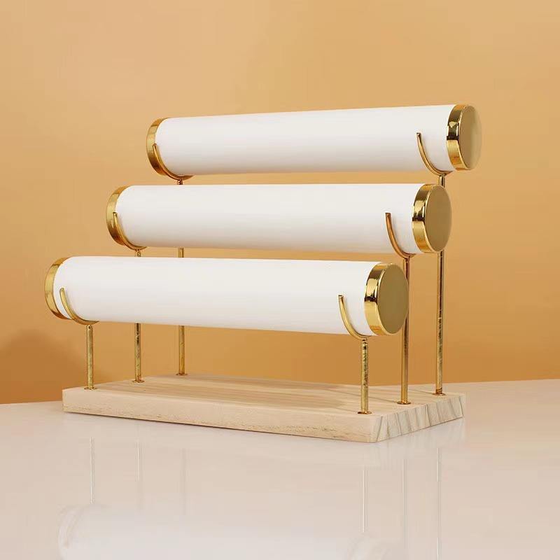 Premium 3 Tier Velvet Bracelet Jewelry Organizer Stand