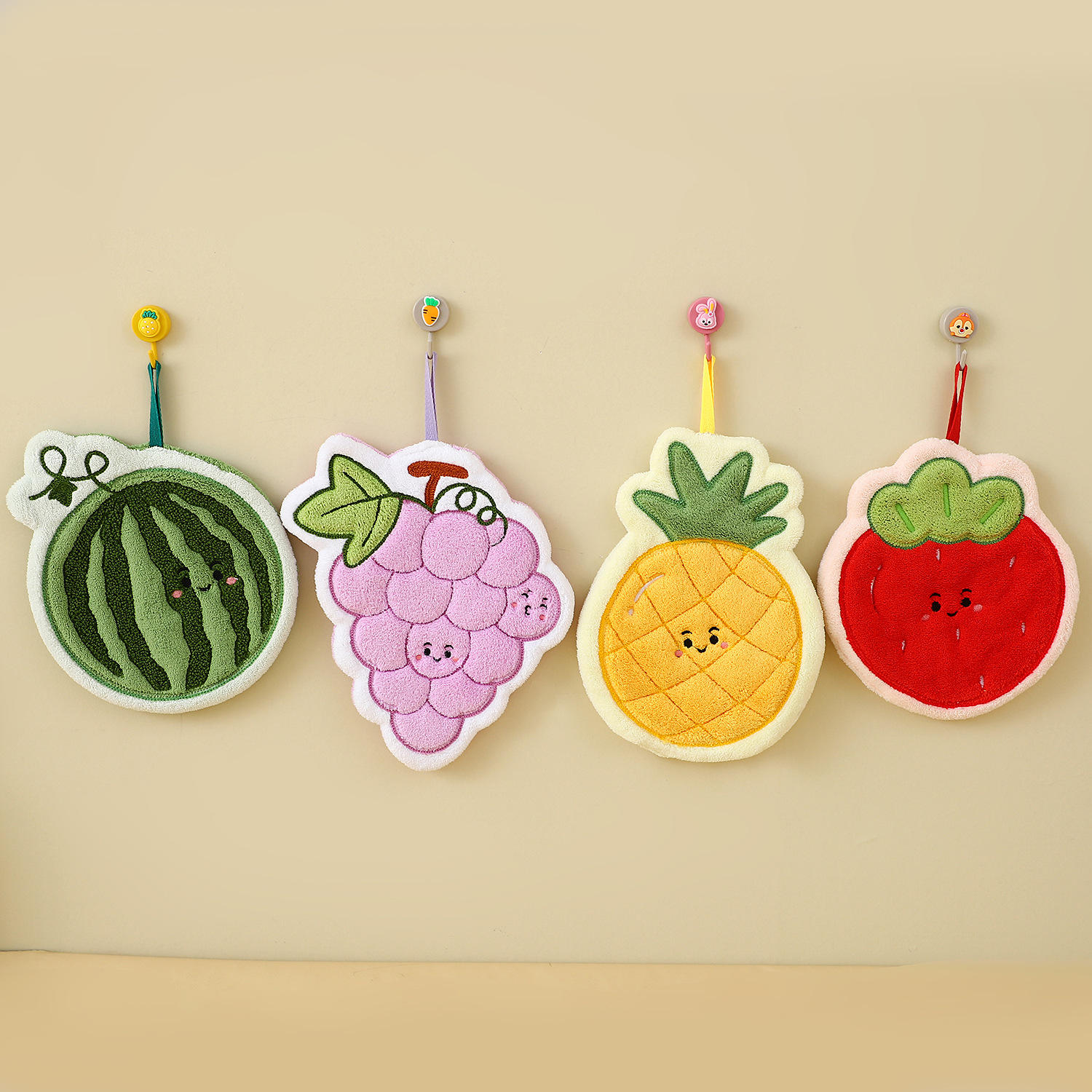 Cute Fruit Shape Microfiber Cleaning Towels