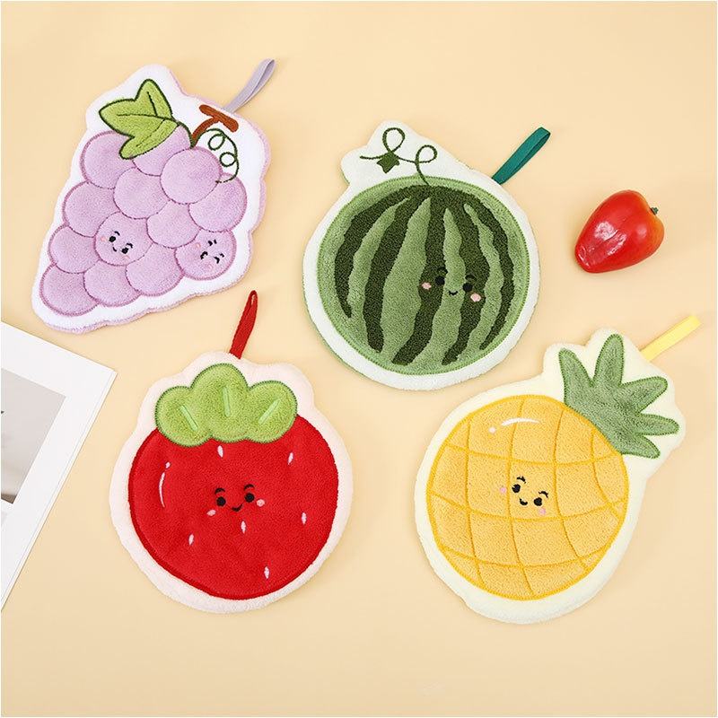 Cute Fruit Shape Microfiber Cleaning Towels