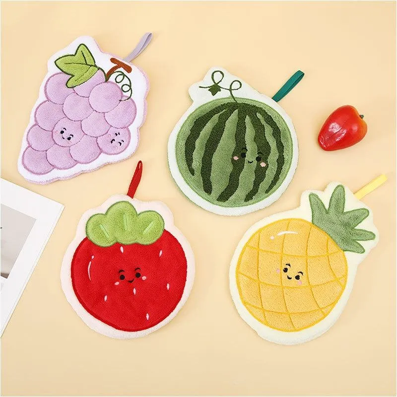 Cute Fruit Shape Microfiber Cleaning Towels