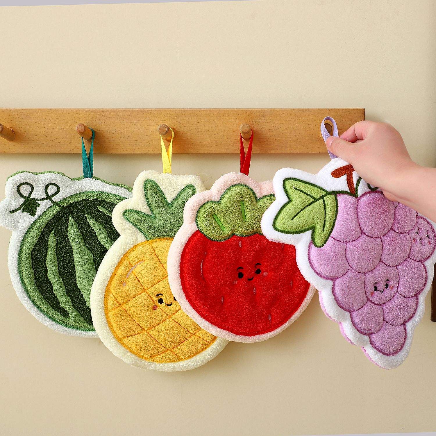 Cute Fruit Shape Microfiber Cleaning Towels