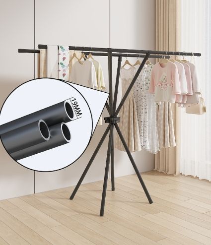 Heavy-Duty Extendable X-Frame Clothes Drying Rack