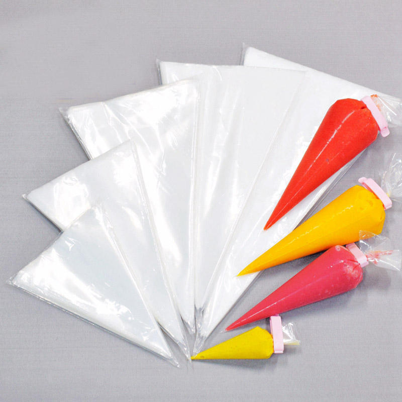 Premium 100 Pack Disposable Pastry Piping Bags For Cake Decorating