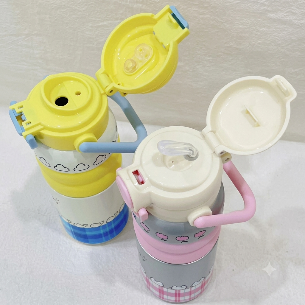 Stainless Steel 600ML Kids Water Bottle
