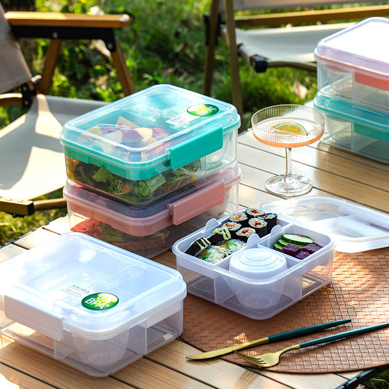 Plastic Meal Prep Food Container With Airtight Lid