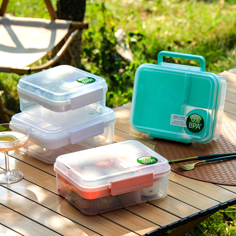 Plastic Meal Prep Food Container With Airtight Lid