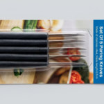 premium stainless steel 5 piece paring knife set