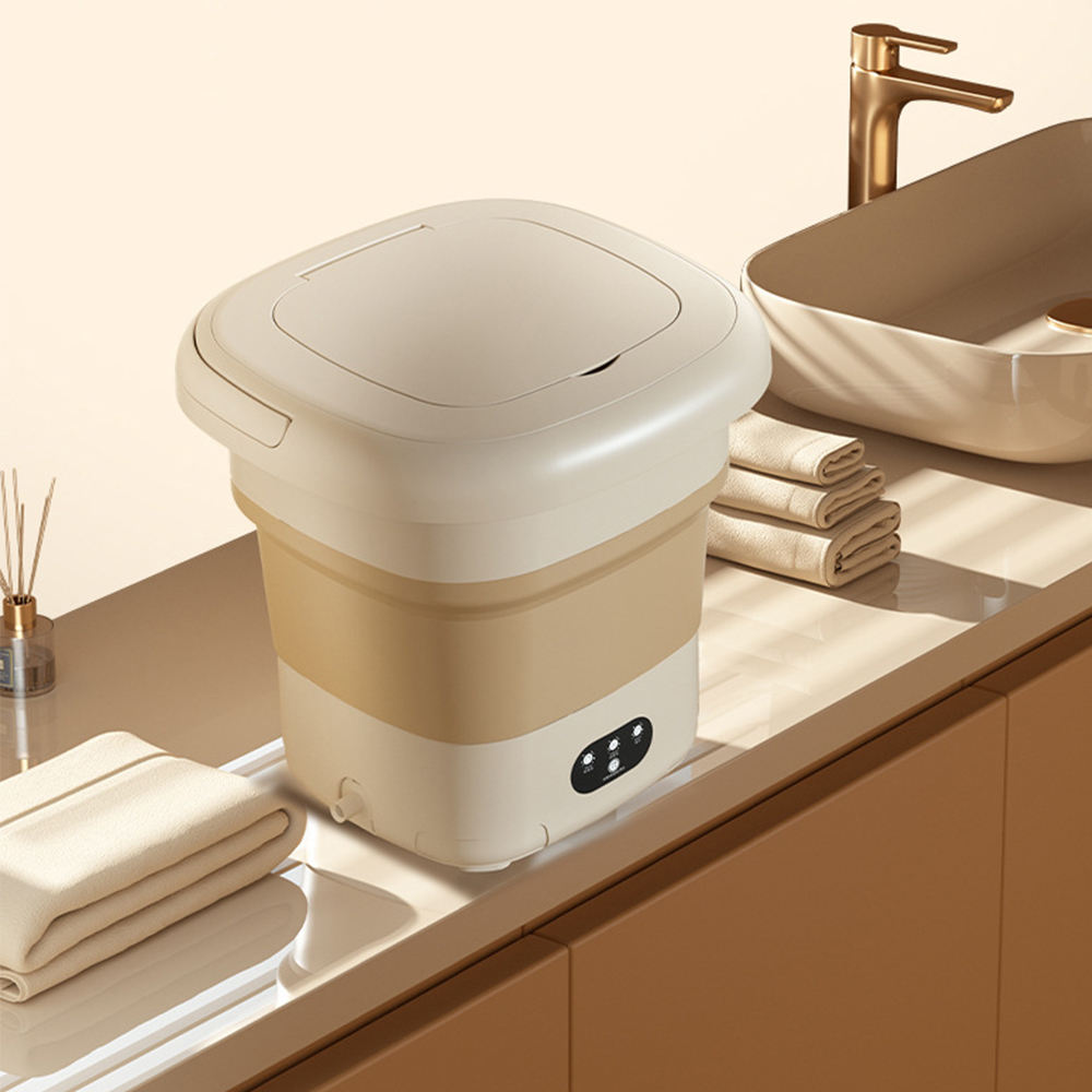 Portable Mini Folding Washing Machine for Underwear and Socks