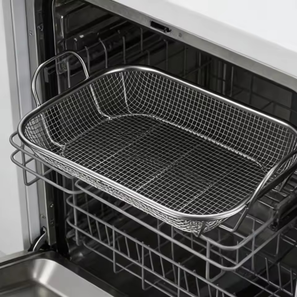 Stainless Steel Rectangular Colandar Basket