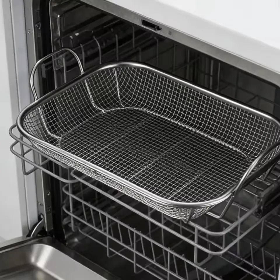 Stainless Steel Rectangular Colandar Basket