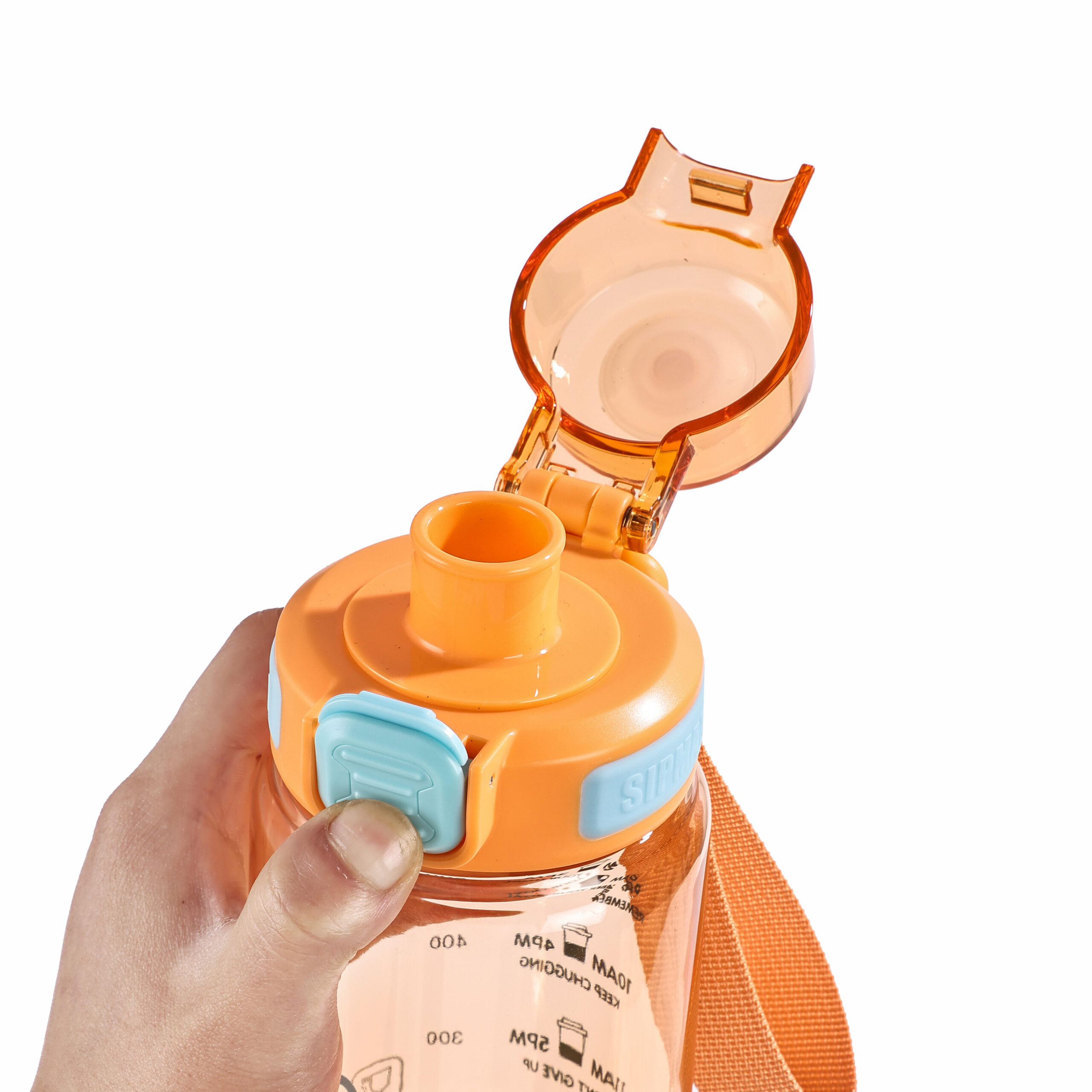 Leakproof Sports Water Bottle With Textured Grip