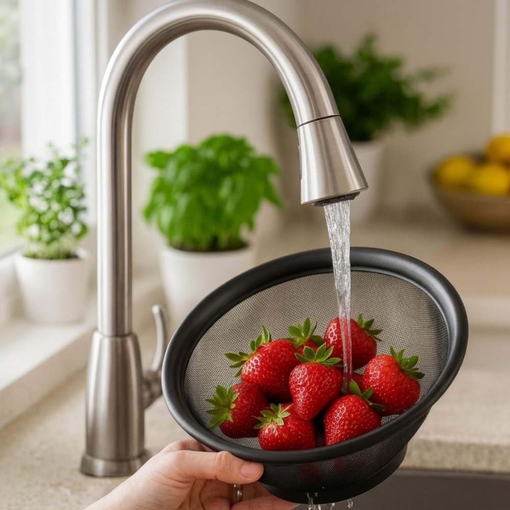 Stainless Steel Fine Mesh Kitchen Food Colander Strainer