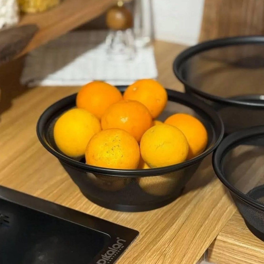 Stainless Steel Fine Mesh Kitchen Food Colander Strainer
