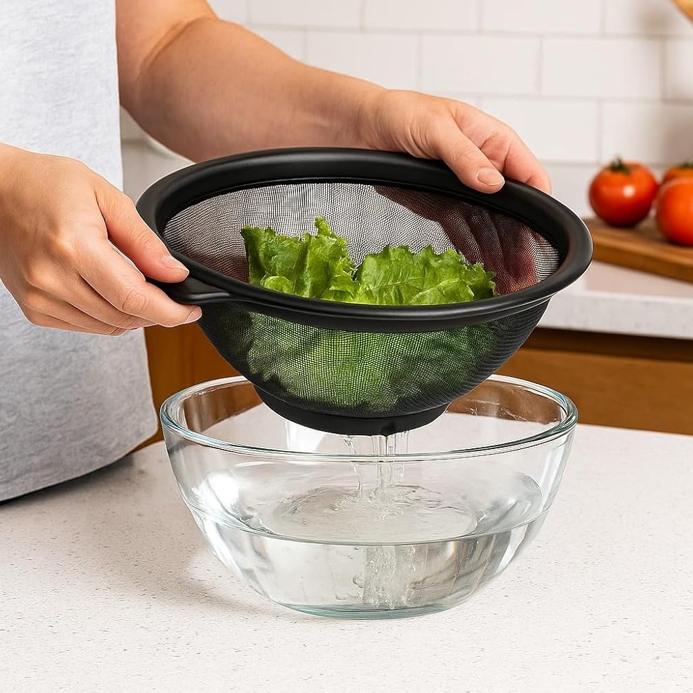 Stainless Steel Fine Mesh Kitchen Food Colander Strainer